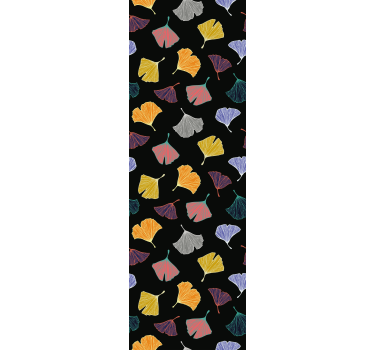 Tenda a rullo per ufficio foglia di ginkgo caltero - TenStickers
