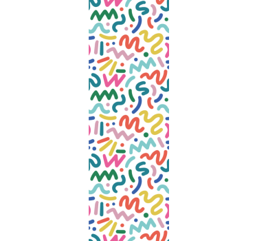 Tenda a rullo moderna forme astratte colorate - TenStickers