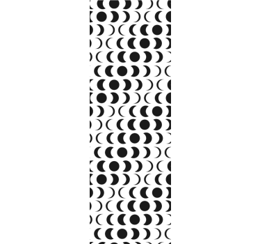 Tenda a rullo moderna motivo luna minimalista - TenStickers