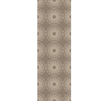 Tenda a rullo moderna cerchi beige eclettici - TenStickers