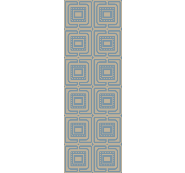 Tenda a rullo moderna texture a quadri bronzo e blu scuro - TenStickers
