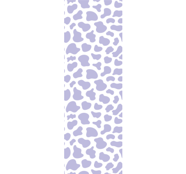 Tenda a rullo moderna stampa mucca viola - TenStickers