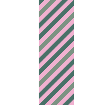 Tenda a rullo moderna blocchi di colore rosa e verde - TenStickers