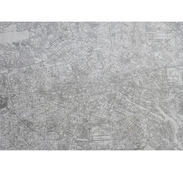 Tenda a rullo cucina mappa della città berlino - TenStickers