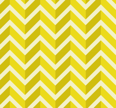 Tenda a rullo gialla design a freccia geometrica - TenStickers