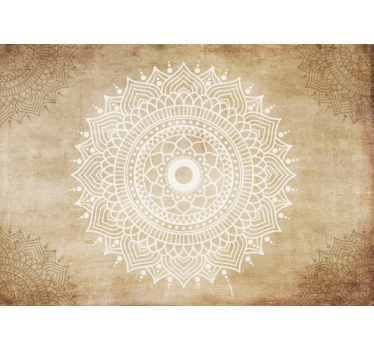 Tenda a rullo beige effetto carta antica - TenStickers