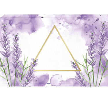 Tenda a rullo porpora triangolo lavanda digitale - TenStickers