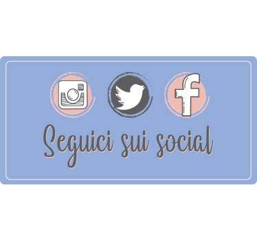 Tenda a rullo porpora pubblicità sui social network - TenStickers