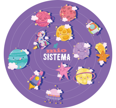 Tenda a rullo porpora il mio sistema - TenStickers