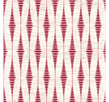 Tenda a rullo moderna in ikat rosso rabaul - TenStickers
