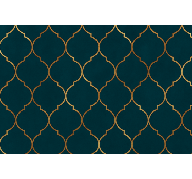 Tenda a rullo moderna marocco dorato - TenStickers
