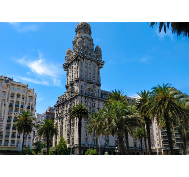 Tenda a rullo soggiorno piazza dell'indipendenza montevideo - TenStickers