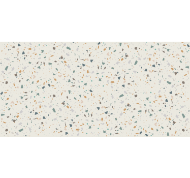 Tenda a rullo beige motivo terrazzo beige - TenStickers