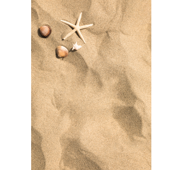 Tenda a rullo beige vibrazioni estive - TenStickers