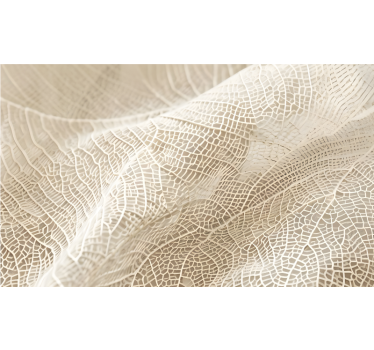 Tenda a rullo beige foglie minimaliste - TenStickers