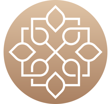 Tenda a rullo beige design mandala linee geometriche - TenStickers
