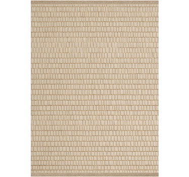 Tenda a rullo beige texture rattan intrecciato - TenStickers