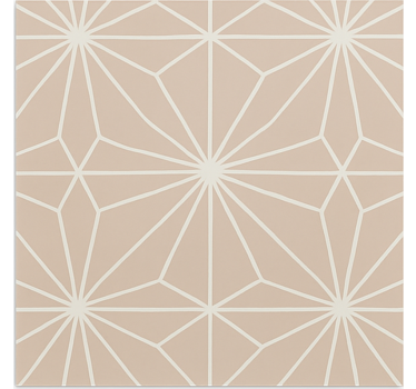 Tenda a rullo beige con motivo stelle beige - TenStickers