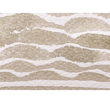 Tenda a rullo beige motivo onde color marrone chiaro - TenStickers
