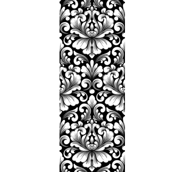 Tenda a rullo vintage composizione botanica elegante - TenStickers