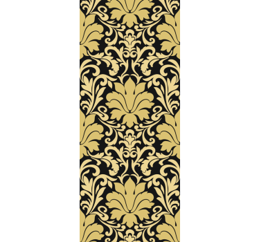 Tenda a rullo vintage decorazione damascata elegante - TenStickers