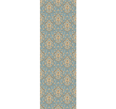 Tenda a rullo vintage damascato floreale ornato - TenStickers