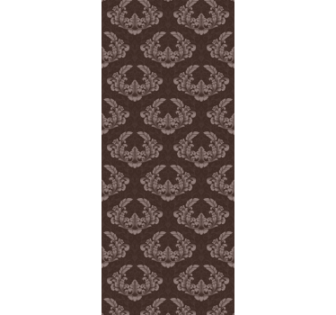 Tenda a rullo vintage con motivi floreali classici - TenStickers