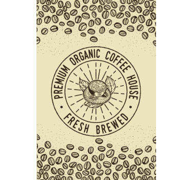 Tenda a rullo cucina caffè biologico premium - TenStickers