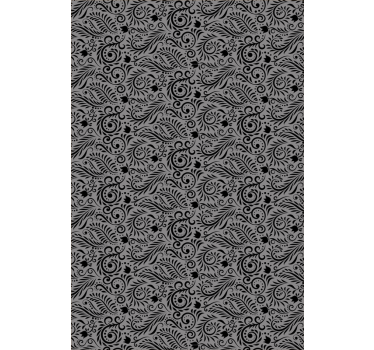 Tenda a rullo moderna modelli di turbinio ornati - TenStickers