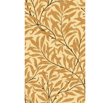 Tenda a rullo fiori stampa di foglie botaniche - TenStickers