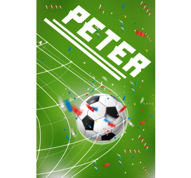 Tende a rullo cameretta Gol da gol - TenStickers
