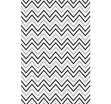 Tenda a rullo moderna motivo geometrico a zigzag - TenStickers