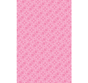 Tenda a rullo disegno classico Ornamentale rosa - TenStickers