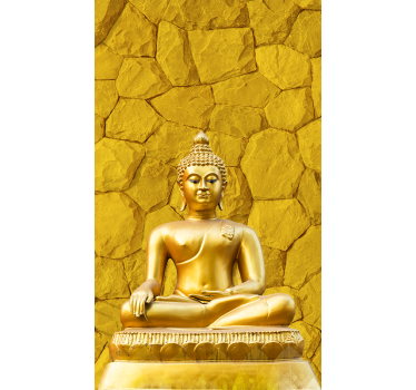 Tende a rullo camera da letto Buddha d'oro - TenStickers