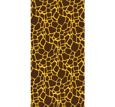 Tenda a rullo animali modello giraffa - TenStickers