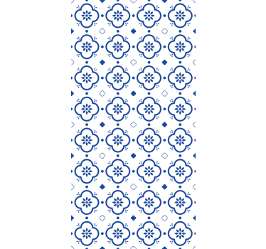 Tende a rullo trame e motivi Piastrelle blu - TenStickers