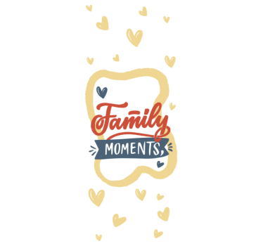 Tenda a rullo frasi custodire preziosi momenti familiari - TenStickers