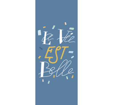 Tenda a rullo con frasi Testo elegante - TenStickers