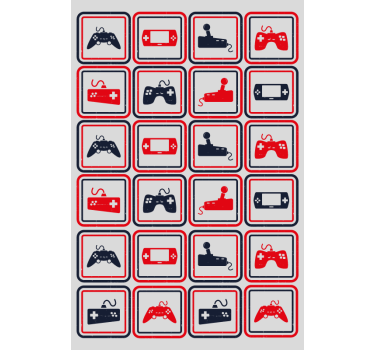 Tende a rullo cameretta Controller grigio retrò - TenStickers
