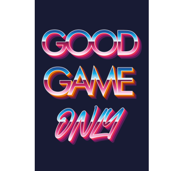 Tenda a rullo frasi frase di ispirazione del gioco - TenStickers