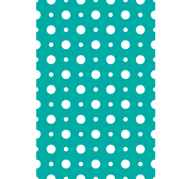 Tenda a rullo moderna motivo a pois blu - TenStickers