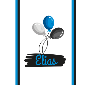 Tende a rullo personalizzabili design palloni personalizzati - TenStickers