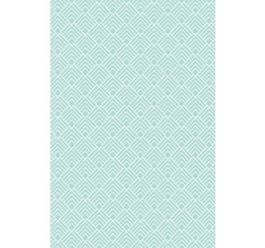 Tende a rullo nordiche Linee a zigzag azzurre - TenStickers