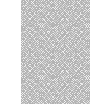 Tende a rullo nordiche Linee grigio chiaro a zig zag - TenStickers