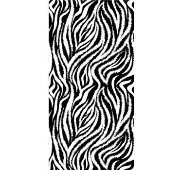 Tenda a rullo animali concetto di strisce zebrate - TenStickers