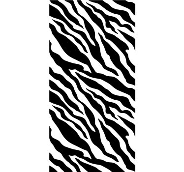 Tenda a rullo animali motivo a strisce zebrate - TenStickers