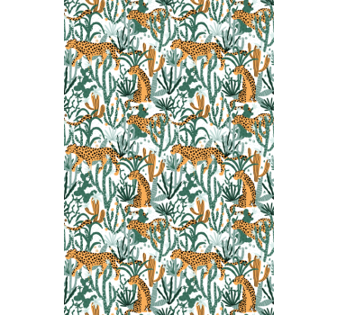 Tenda a rullo animali fauna flora safari - TenStickers