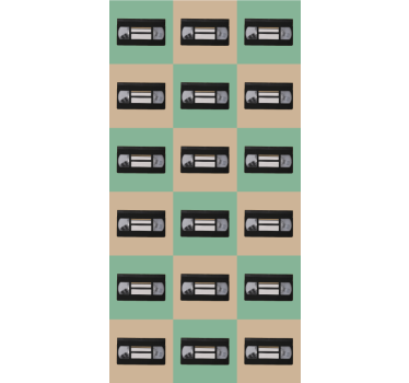 Tende a rullo più vintage modello nastro retrò - TenStickers