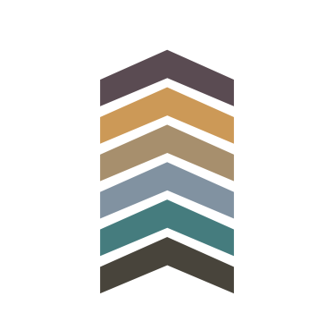 Tenda a rullo moderna strati con motivo a chevron - TenStickers