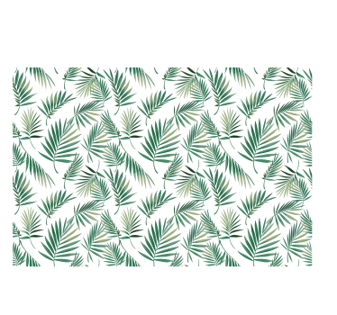 Tende a rullo nordiche Design scandinavo foglia verde - TenStickers